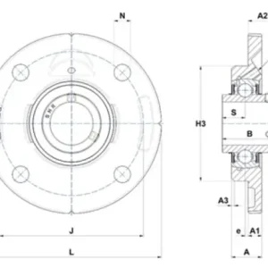 Zespół z oprawą żeliwną UCFCE 205 SNR Zwrot pieniędzy